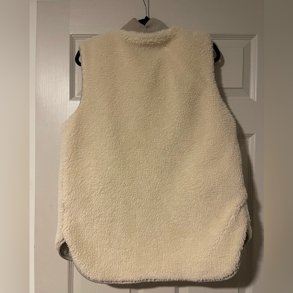 Nwt Varley Covey Reversible Quilt Gilet Vest • Dosa / white Size S - Picture 10 of 11